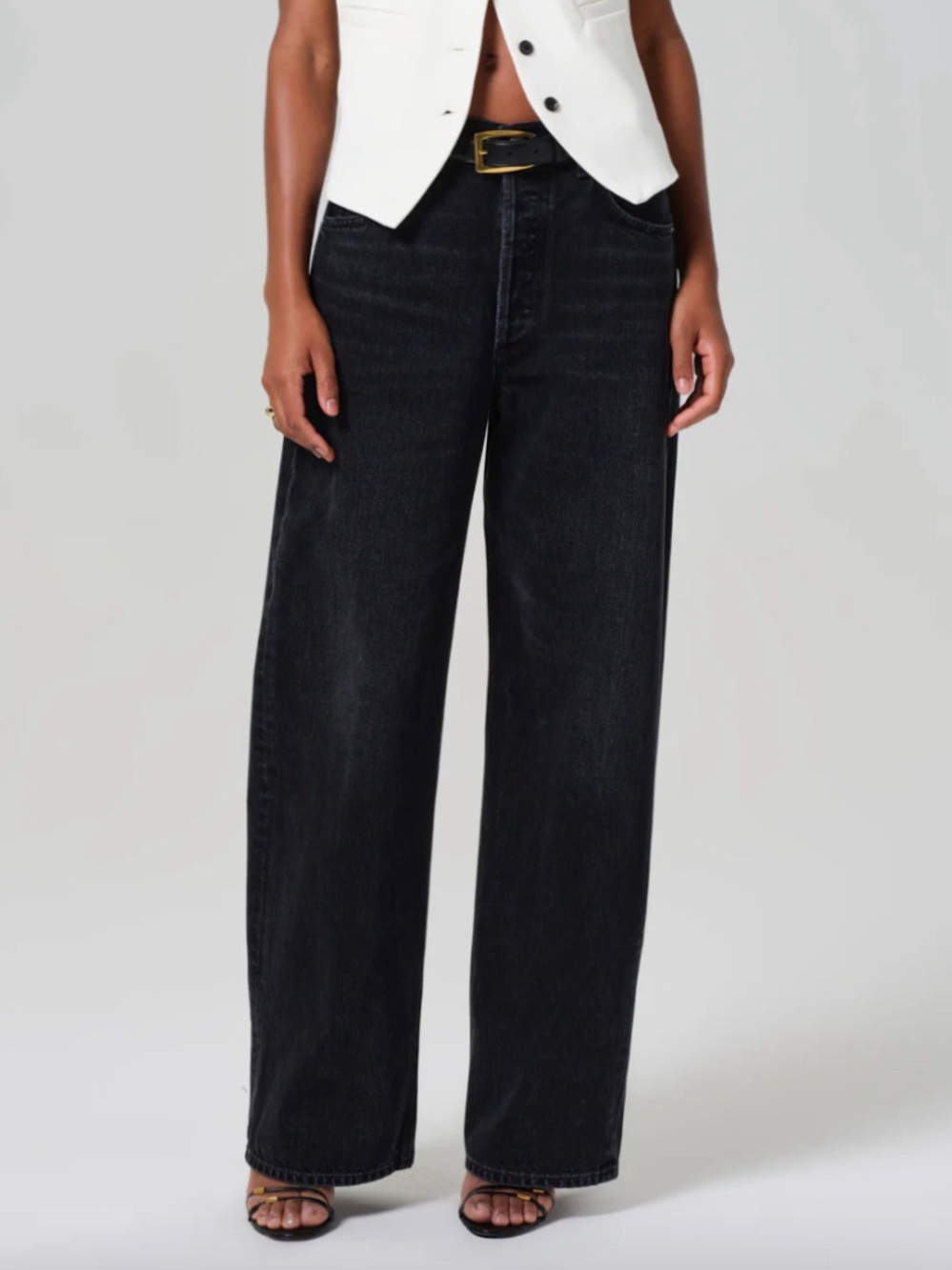 Citizens of Humanity Ayla Baggy Jeans Black